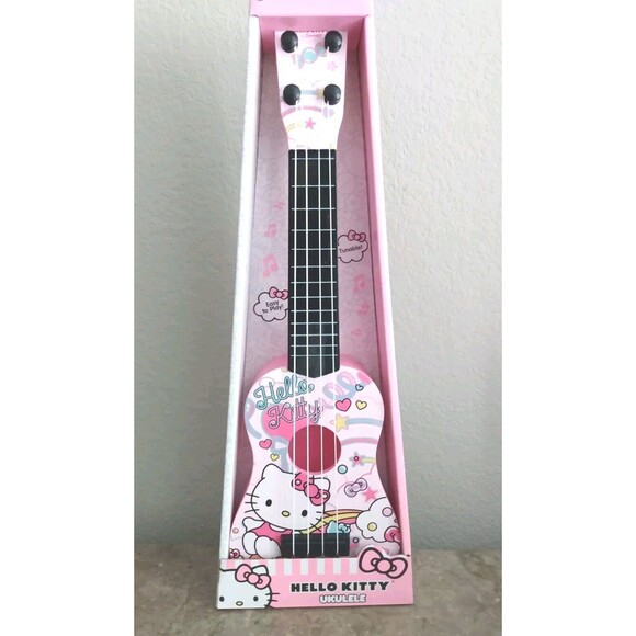 First Act Hello Kitty And Friends Pink Ukulele Tunable Easy to Play 3+ - Picture 1 of 11